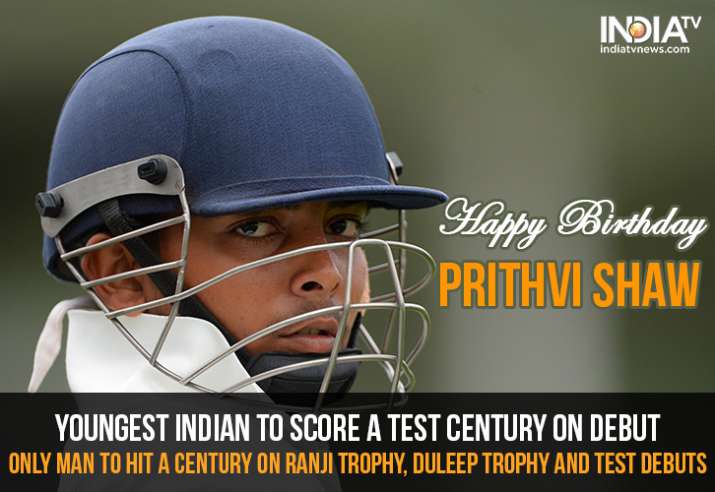 Prithvi Shaw Prithvi Shaw- India TV