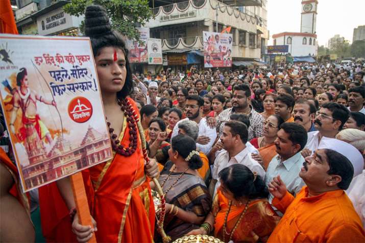 VHP rejects land sharing formula, demands whole land for Ram Temple | PTI VHP rejects land sharing formula, demands whole land for Ram Temple | PTI- India TV