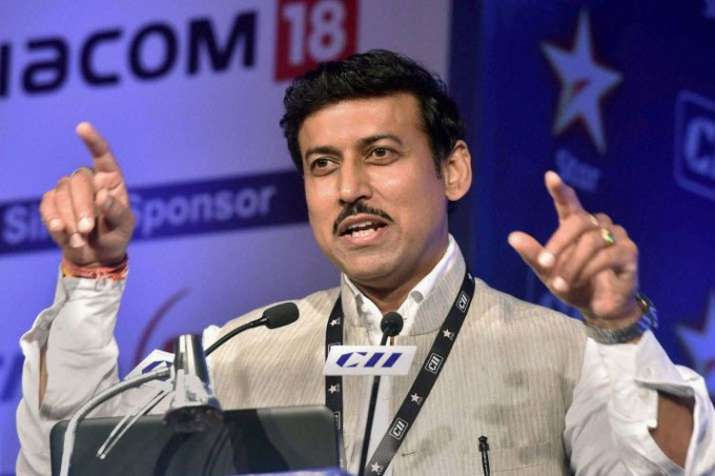 It is good time to showcase all indian sports in international level Rajywardhan Singh Rathore It is good time to showcase all indian sports in international level Rajywardhan Singh Rathore- India TV