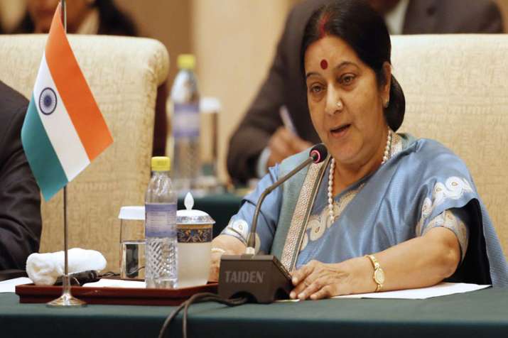 Sushma Swaraj not to visit Pakistan for Kartarpur Sahib event on November 28 Sushma Swaraj not to visit Pakistan for Kartarpur Sahib event on November 28 - India TV