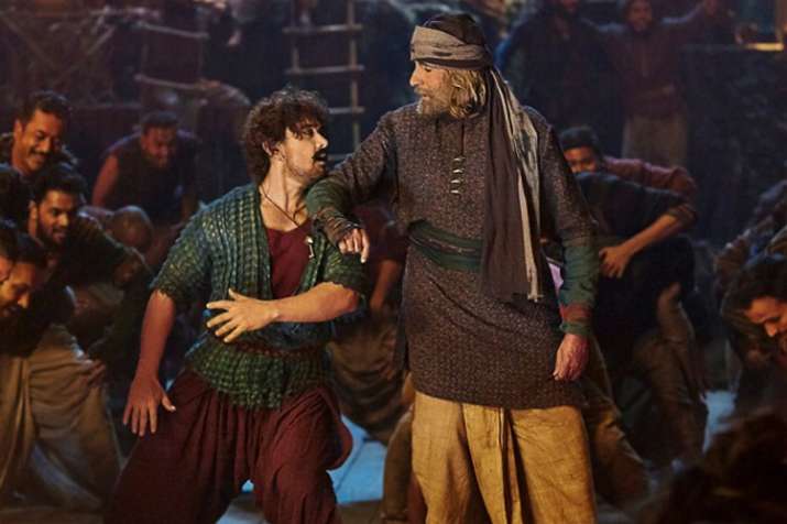 Aamir Khan and Amitabh Bachchan in Thugs Of Hindostan Aamir Khan and Amitabh Bachchan in Thugs Of Hindostan- India TV