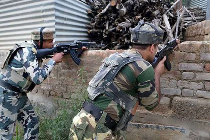 Encounter in Jammu Kashmir (representational image) Encounter in Jammu Kashmir (representational image)- India TV