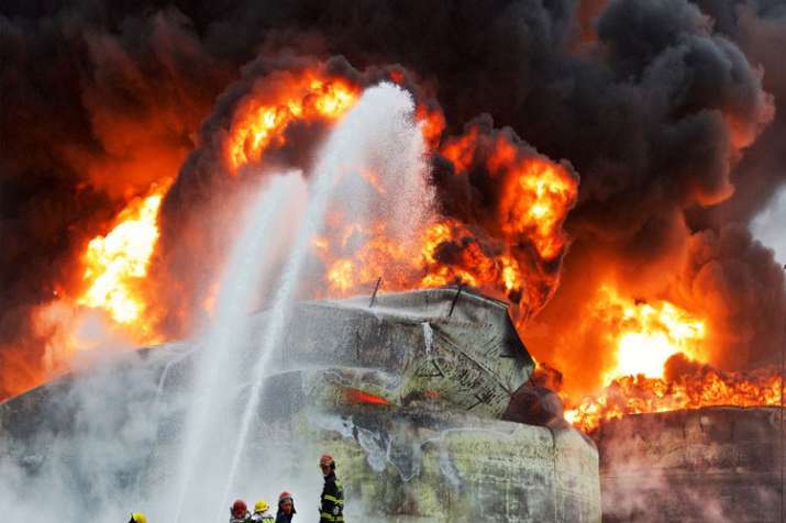 Chemical Plant Blast in China Chemical Plant Blast in China- India TV