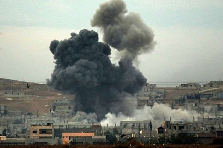 US-led airstrikes kill 20 Islamic State militants in Syria | AP Representational US-led airstrikes kill 20 Islamic State militants in Syria | AP Representational- India TV