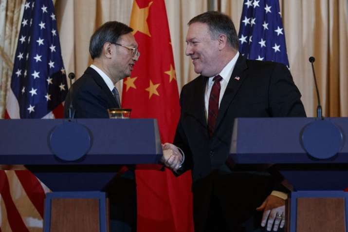 Yang Jiechi and Mike Pompeo | AP Photo Yang Jiechi and Mike Pompeo | AP Photo- India TV