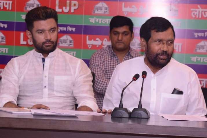 Listen to allies before it's too late, tweets LJP leader Chirag Paswan | Facebook Listen to allies before it's too late, tweets LJP leader Chirag Paswan | Facebook- India TV