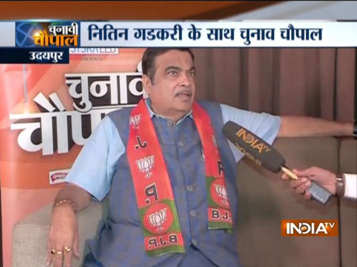 Nitin Gadkari Exclusive on India TV Nitin Gadkari Exclusive on India TV- India TV