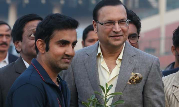 gambhir and rajat sharma gambhir and rajat sharma- India TV