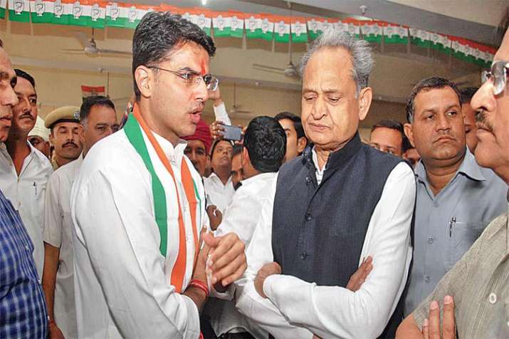 Ashok Gehlot and Sachin Pilot Ashok Gehlot and Sachin Pilot- India TV