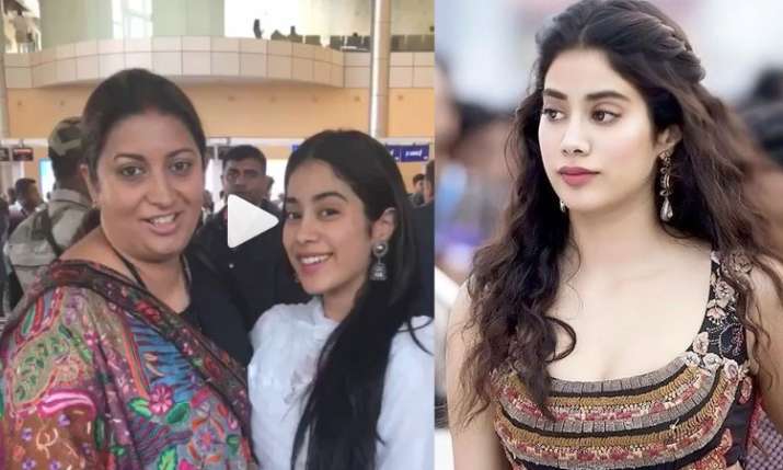 Janhvi Kapoor-Smriti Irani Janhvi Kapoor-Smriti Irani- India TV