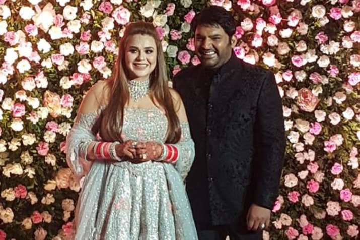 Kapil Sharma-Ginni Chatrath Mumbai Reception Kapil Sharma-Ginni Chatrath Mumbai Reception- India TV