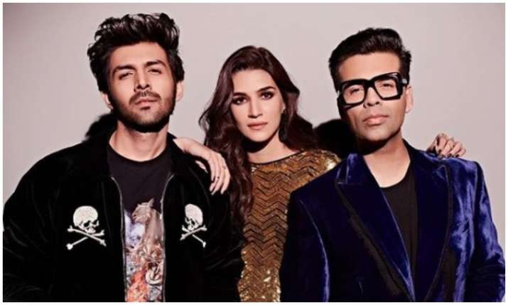 Kartik, kriti and karan Kartik, kriti and karan- India TV