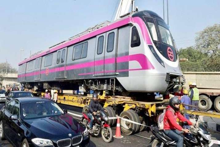 Pink Line extension from Lajpat Nagar to Mayur Vihar Pocket 1 will begin on 31st December 2018 Pink Line extension from Lajpat Nagar to Mayur Vihar Pocket 1 will begin on 31st December 2018- India TV