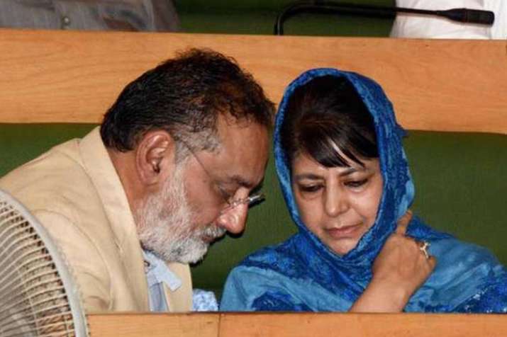 Mehbooba Mufti with Haseeb Drabu (file photo) Mehbooba Mufti with Haseeb Drabu (file photo)- India TV