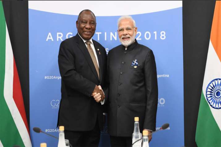 South African President Cyril Ramaphosa to be Chief Guest at 2019 Republic Day celebrations South African President Cyril Ramaphosa to be Chief Guest at 2019 Republic Day celebrations- India TV