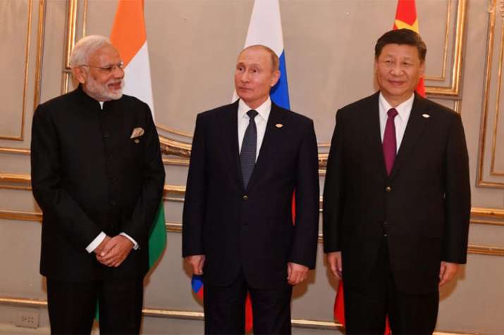 G20 Summit: PM Modi holds trilateral meeting with Xi, Putin in Argentina | Twitter G20 Summit: PM Modi holds trilateral meeting with Xi, Putin in Argentina | Twitter- India TV