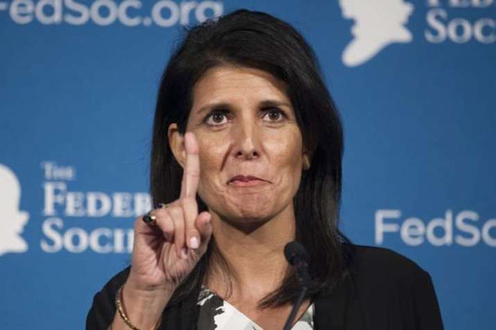 United States should not give even one dollar to Pakistan, says Nikki Haley | AP File United States should not give even one dollar to Pakistan, says Nikki Haley | AP File- India TV