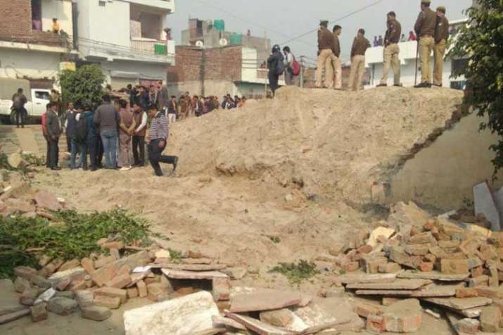 noida school wall collapse noida school wall collapse- India TV