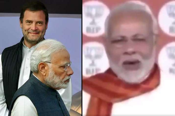 Rahul gandhi hits back at pm Modi for gramophone jibe... Rahul gandhi hits back at pm Modi for gramophone jibe...- India TV