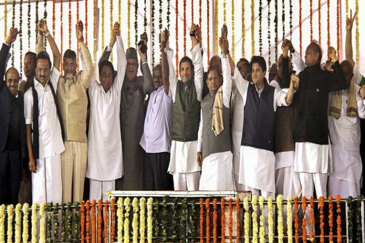 Congress CMs' swearing-in Congress CMs' swearing-in- India TV