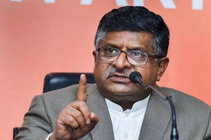 Ravi Shankar Prasad Ravi Shankar Prasad- India TV