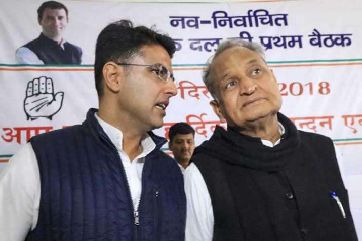 sachin pilot and ashok gehlot sachin pilot and ashok gehlot- India TV