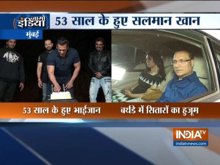 Slman Khan Birthday Celebration Slman Khan Birthday Celebration- India TV