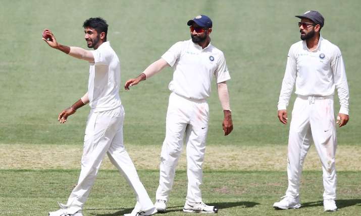 Jasprit Bumrah celebrates after 5 wickets haul Jasprit Bumrah celebrates after 5 wickets haul- India TV