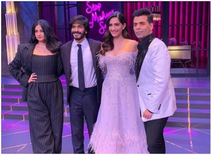Sonam, rhea, harsh and karan Sonam, rhea, harsh and karan- India TV