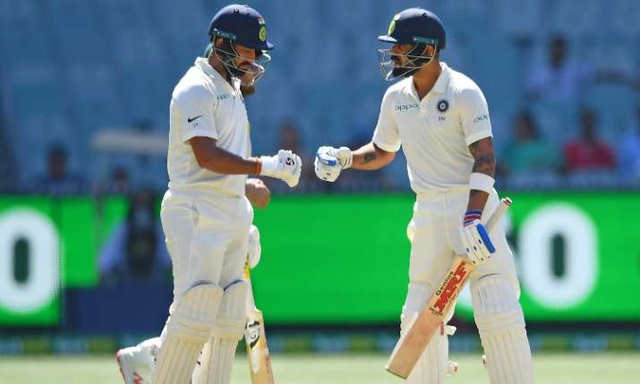 Cheteshwar Pujara and Virat Kohli Cheteshwar Pujara and Virat Kohli- India TV