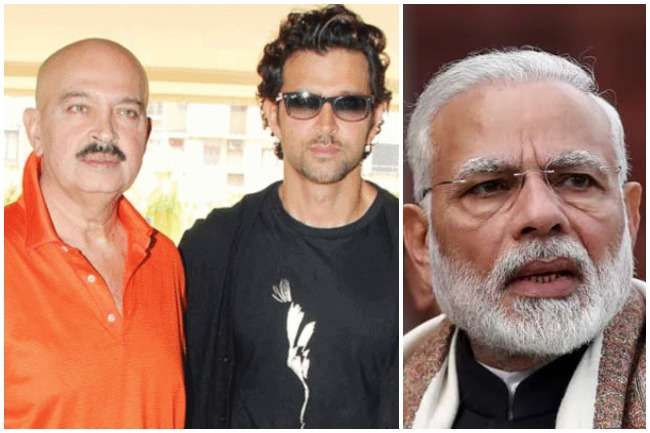Pm modi and rakesh roshan Pm modi and rakesh roshan- India TV