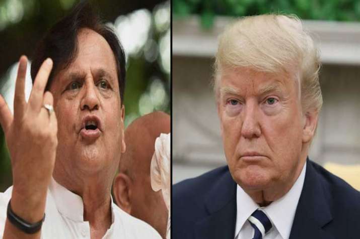 ahmed patel and donald trump ahmed patel and donald trump- India TV