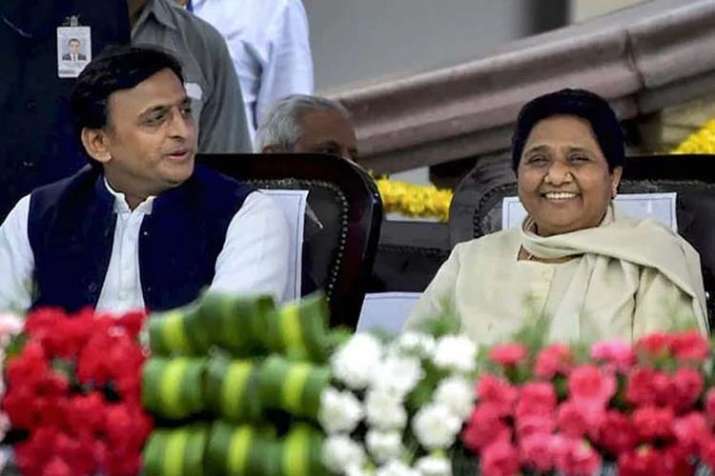 Akhilesh yadav and Mayawati Akhilesh yadav and Mayawati- India TV