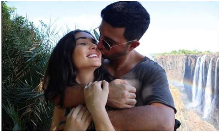 Amy Jackson and George panayiotou Amy Jackson and George panayiotou- India TV