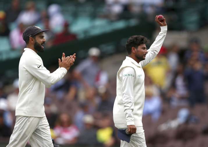 ऑस्ट्रेलिया में पहले ही मैच में कुलदीप यादव ने लगा दीं रिकॉर्ड्स की झड़ियां ऑस्ट्रेलिया में पहले ही मैच में कुलदीप यादव ने लगा दीं रिकॉर्ड्स की झड़ियां- India TV