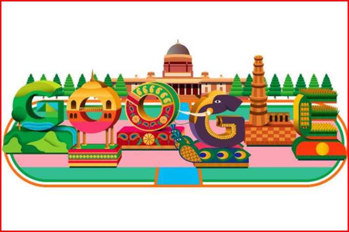 गूगल डूडल ने बिखेरे गणतंत्र दिवस के रंग गूगल डूडल ने बिखेरे गणतंत्र दिवस के रंग- India TV