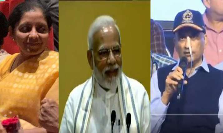 पीएम नरेंद्र मोदी, रक्षा मंत्री निर्मला सीतारमण, गोआ मुख्यमंत्री मनोहर पर्रिकर पीएम नरेंद्र मोदी, रक्षा मंत्री निर्मला सीतारमण, गोआ मुख्यमंत्री मनोहर पर्रिकर- India TV