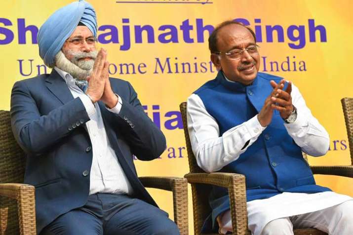 Former AAP MLA and Senior Advocate HS Phoolka with MoS... Former AAP MLA and Senior Advocate HS Phoolka with MoS...- India TV