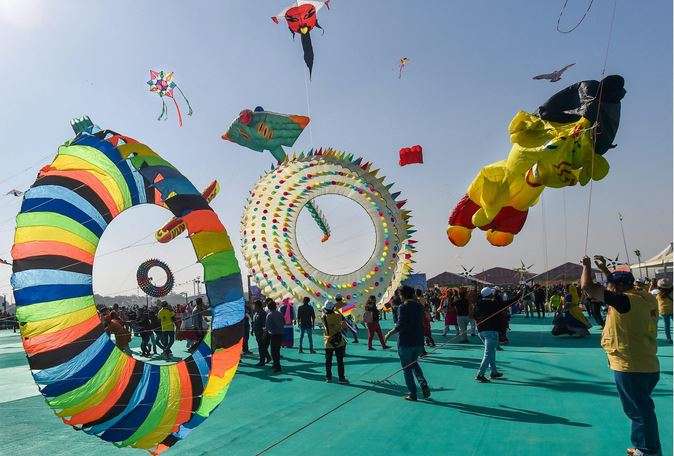 Kite Festival gujrat Kite Festival gujrat- India TV