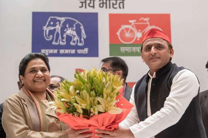 BSP Chief Mayawati and SP Chief Akhilesh Yadav | Facebook BSP Chief Mayawati and SP Chief Akhilesh Yadav | Facebook- India TV