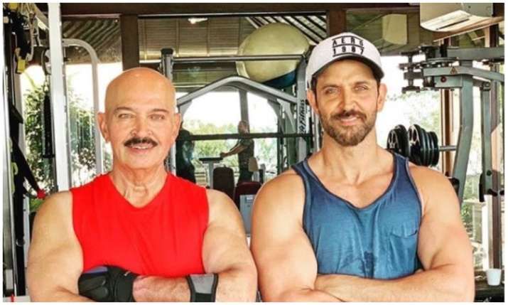 Hrithik Roshan and Rakesh Roshan Hrithik Roshan and Rakesh Roshan- India TV