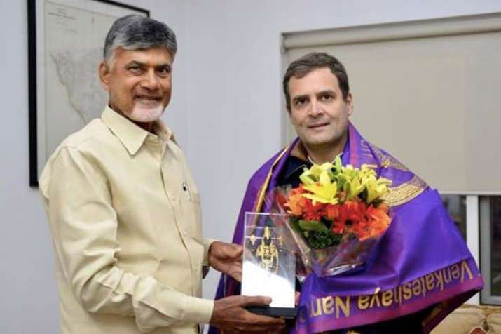 Chandrababu Naidu meets Oppn leaders in Delhi, says next step will be decided in Kolkata rally | Fac Chandrababu Naidu meets Oppn leaders in Delhi, says next step will be decided in Kolkata rally | Fac- India TV
