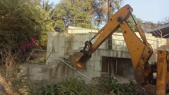 Nirav Modi bunglow demolished Nirav Modi bunglow demolished- India TV