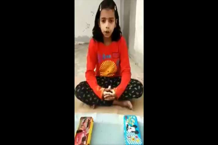 Watch: 8-year-old's pencil box analogy to explain rafale... Watch: 8-year-old's pencil box analogy to explain rafale...- India TV