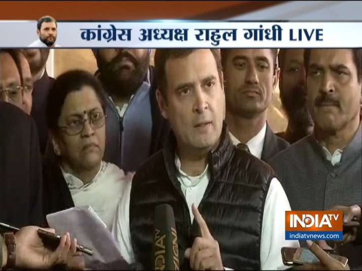 Rahul Gandhi again targets PM Modi and Defense Minister on Rafale Deal Rahul Gandhi again targets PM Modi and Defense Minister on Rafale Deal- India TV