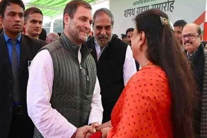 rahul gandhi and vasundhara raje rahul gandhi and vasundhara raje- India TV