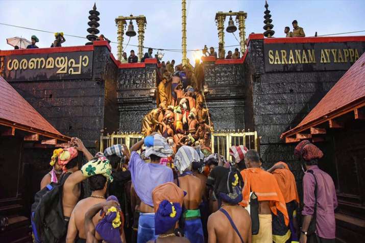‘अब तक सबरीमला मंदिर में 10-50 वर्ष आयु वर्ग की 51 महिलाएं प्रवेश कर चुकी हैं’ ‘अब तक सबरीमला मंदिर में 10-50 वर्ष आयु वर्ग की 51 महिलाएं प्रवेश कर चुकी हैं’ - India TV
