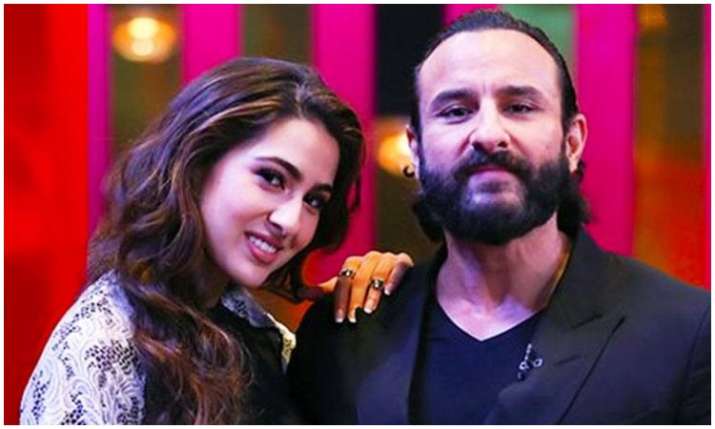 Sara ali khan and Saif ali khan Sara ali khan and Saif ali khan- India TV