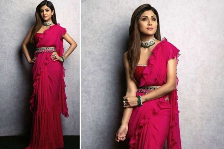 Shilpa Shetty saree look Shilpa Shetty saree look- India TV