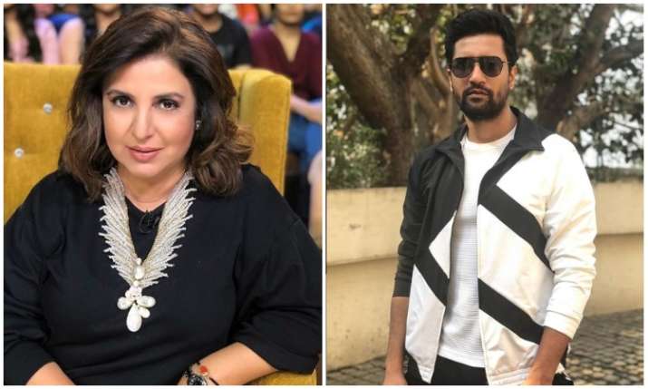 Farah khan and Vicky kaushal Farah khan and Vicky kaushal- India TV